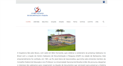 Desktop Screenshot of csdp.salesianos.br
